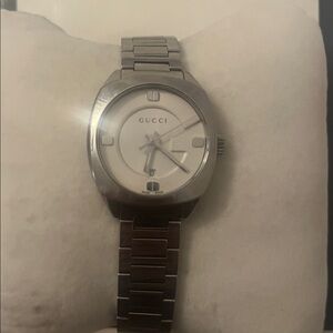 Gucci Silver-Tone Stainless Steel Men’s Watch